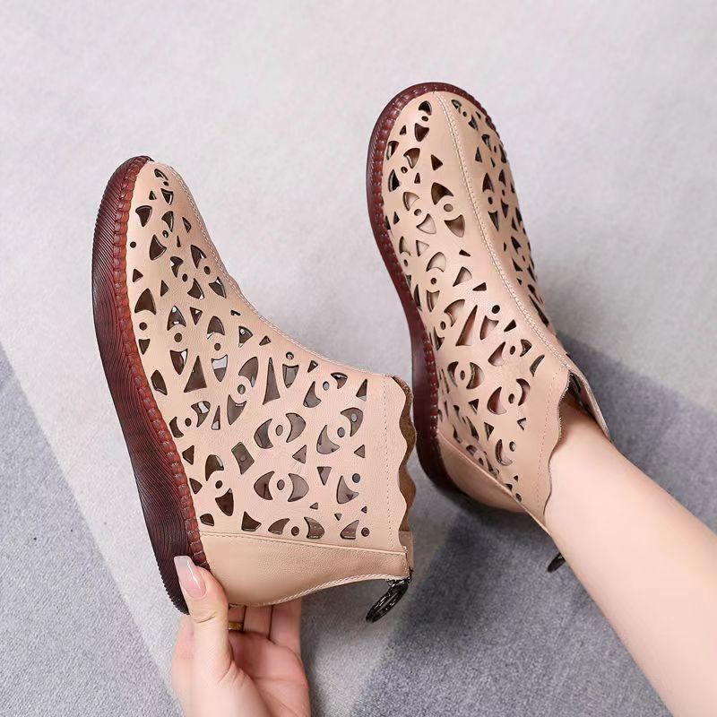 Dame Luftige Clogs med kunstnerisk huldesign Stilla