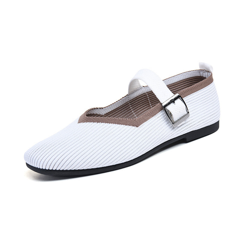 Femme Elegante Spænde rem Ballerinas Stilla