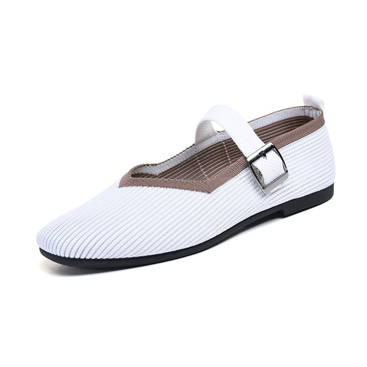 Femme Elegante Spænde rem Ballerinas Stilla