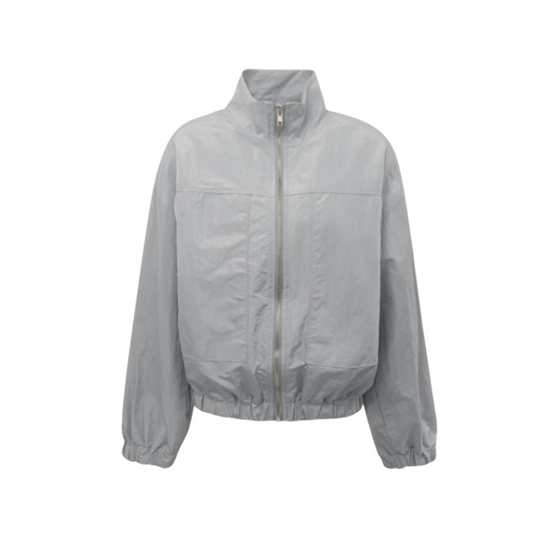 Kvinders sporty fritidssæt med moderne zip-jakke og elastisk nederdel Stilla