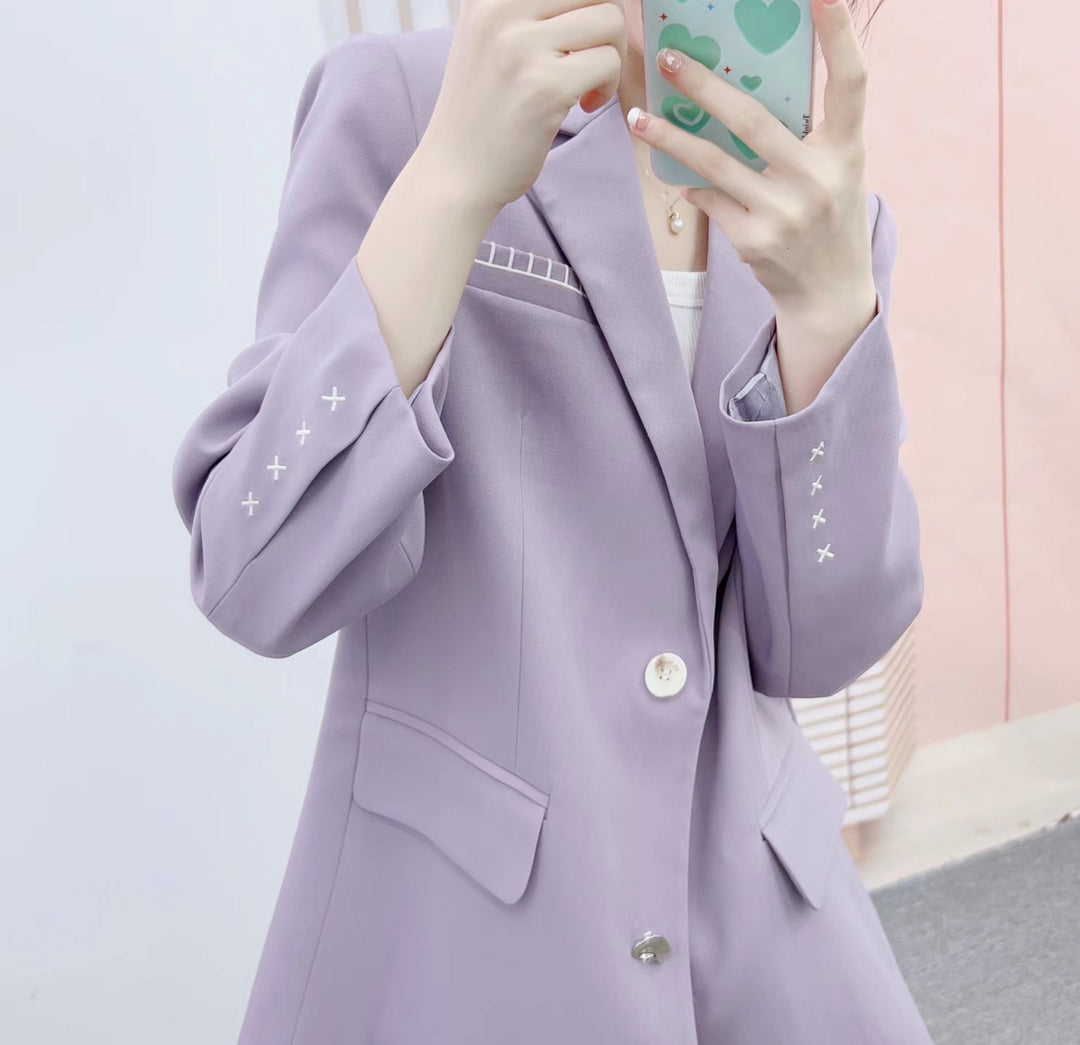 Damer elegant blazer med moderigtige detaljer og klassiske lommer Stilla
