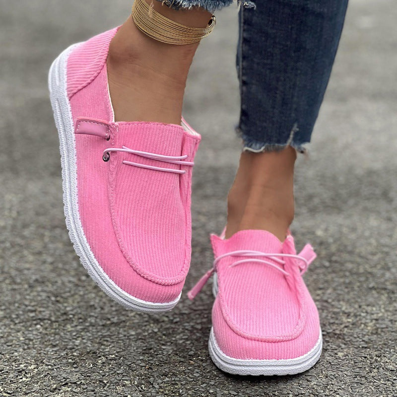 Dame Slip-On Sneakers med elastiske indsatser Stilla