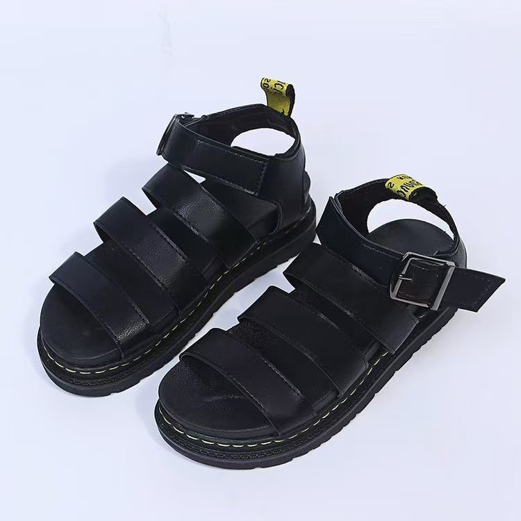 Dame sandaler med justerbare remme og ergonomisk fodseng Stilla