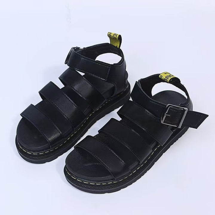 Dame sandaler med justerbare remme og ergonomisk fodseng Stilla