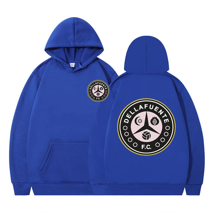 Kvinders hættejakke med præget logo og blød fleece Skovae