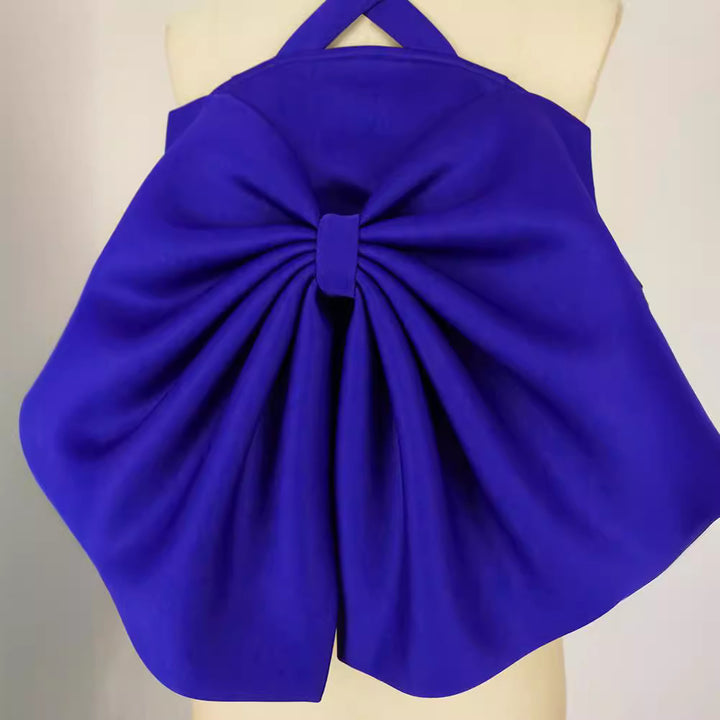 Dame Festlig Bluse med detaljeret Sløjfe-design Skovae