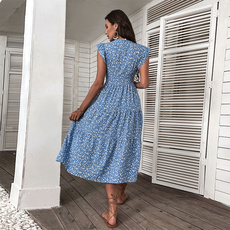 Femme Floral Midi Kjole Stilla