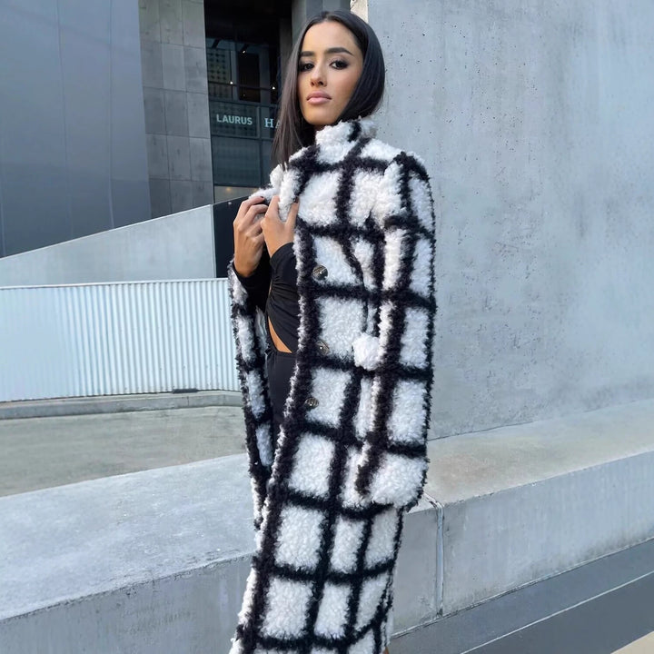 Dame Fleece Dobbeltbrystet Jakke Stilla