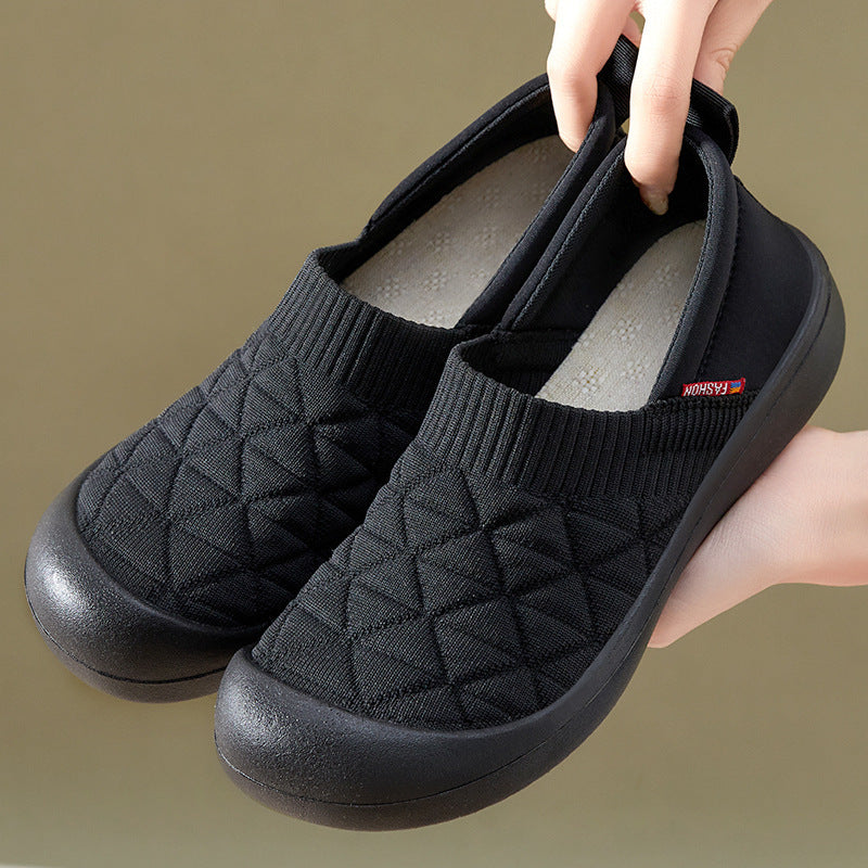Femme Stepp Slip-On Gåture Sko Stilla