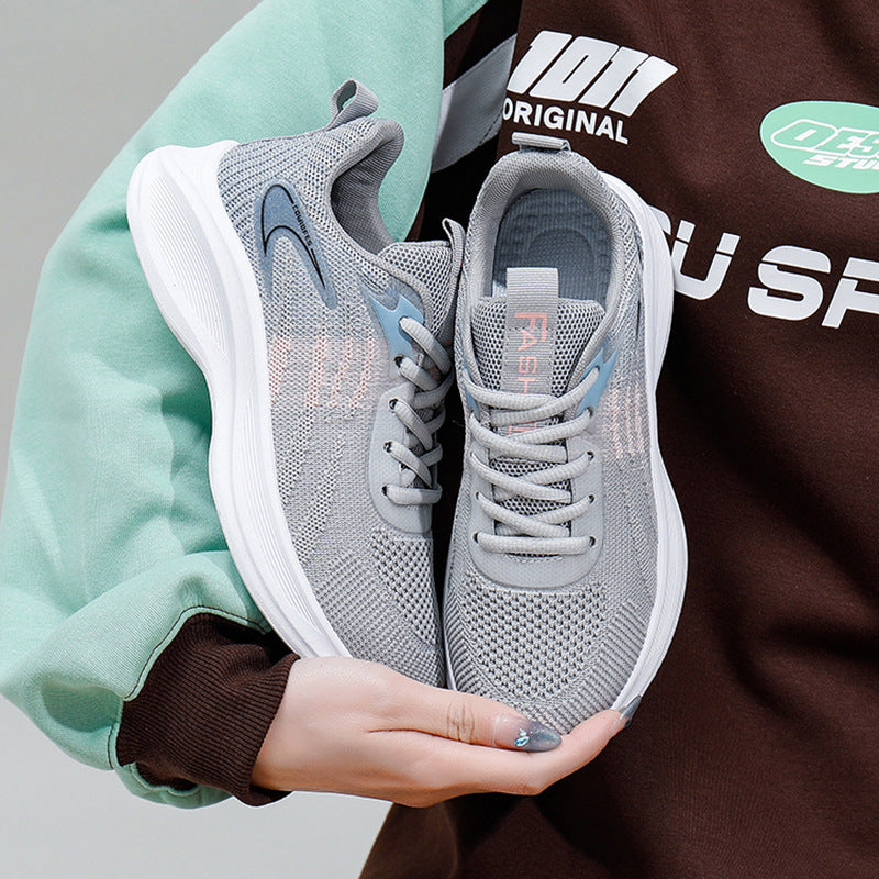Dame Sporty Sneakers lavet af åndbart materiale med støddæmpende sål Stilla