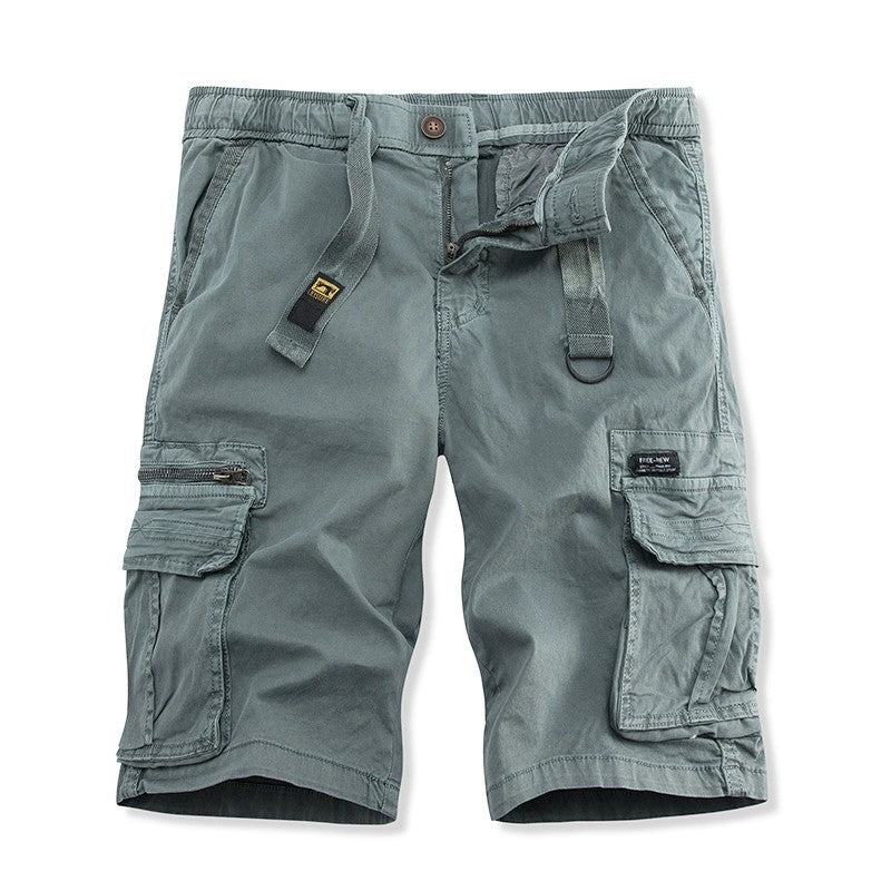 Herren Utility Cargo Shorts med multifunktionslommer Stilla
