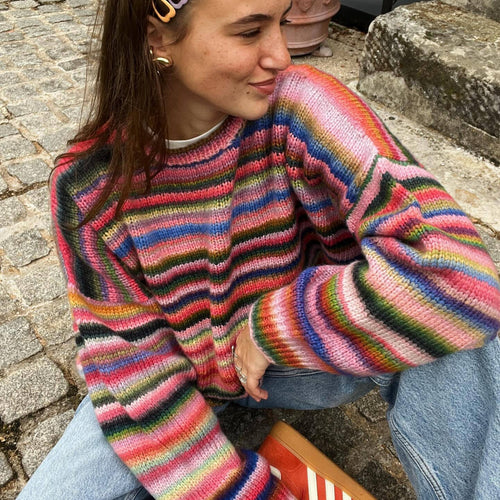 Damer strikket gradient pullover Stilla