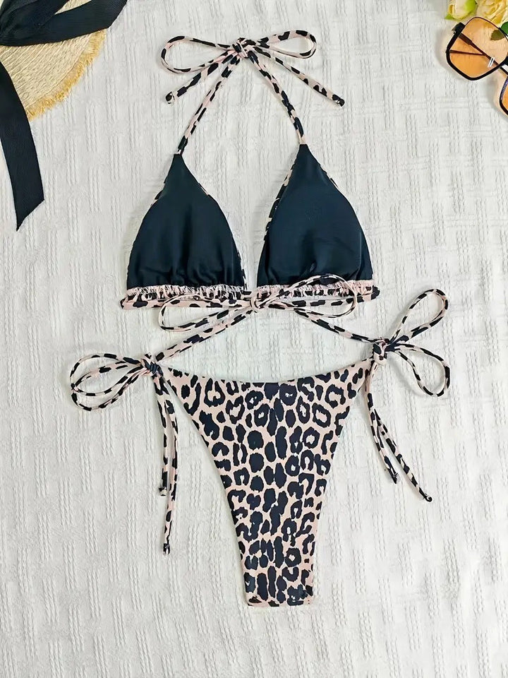 Dame Triangle Bikini Sæt Stilla 1750839149