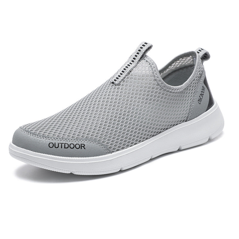 Herrer åndbare Outdoor Slip-On Sneakers Stilla