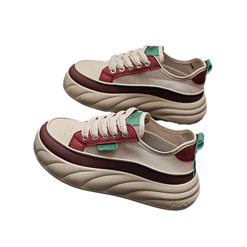 Damer mode sneakers med luftig netstruktur og skridsikker platformssål Stilla
