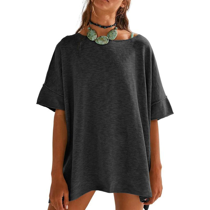 Dame Relaxed Fit Størrelser T-Shirt Stilla