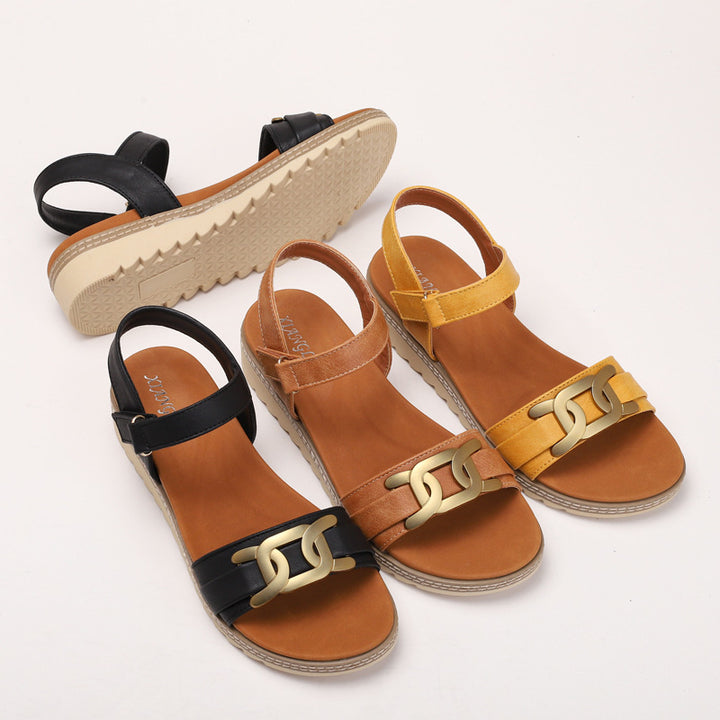 Dame Komfortable Sandaler med elegant Rem og moderne Spænder Stilla