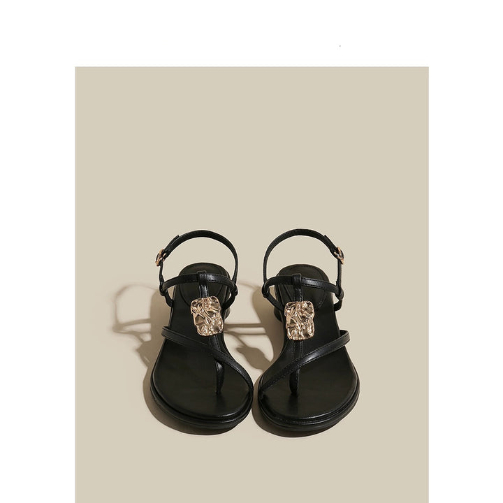 Dame Elegante Sandaler med justerbar rem og smykkeelement Stilla