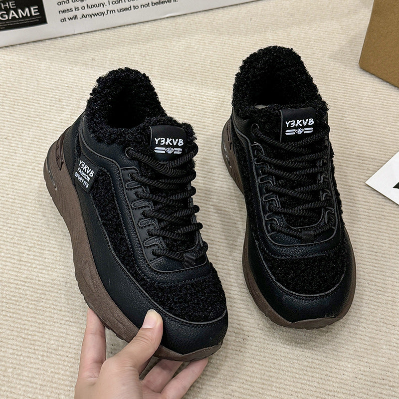 Dame komfortable vinter sneakers med hyggeligt inderfór Stilla