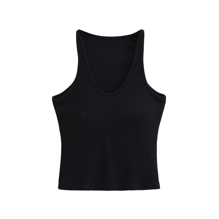 Femme Ribben Crop Tank Top Stilla