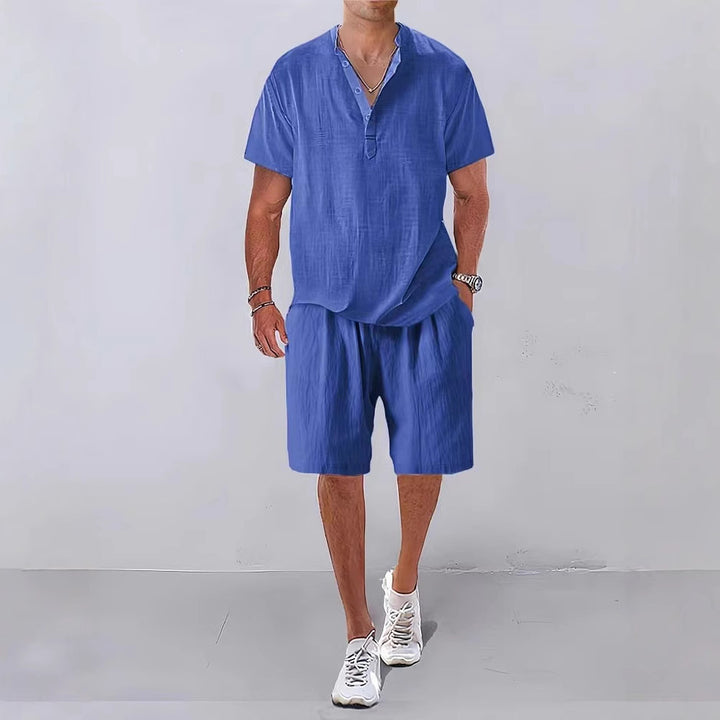 Herrer Casual Relaxed Fit Linned Sæt Stilla
