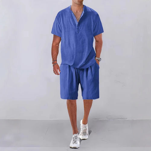 Herrer Casual Relaxed Fit Linned Sæt Stilla
