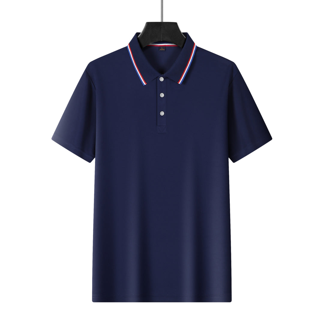 Herre poloshirt med åndbar struktur og stilfuldt farvedesign Stilla