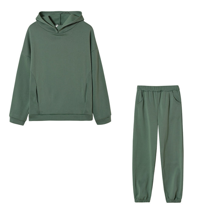 Kvinders sporty hoodie og joggingbukser sæt Stilla