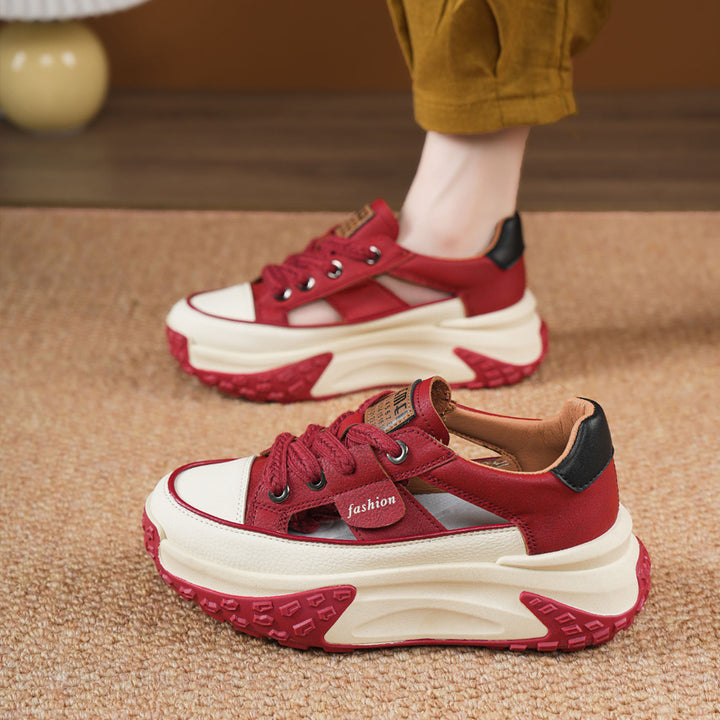 Dame Chunky Sneakers med trendy profilsål og komfortabel dæmpning Stilla