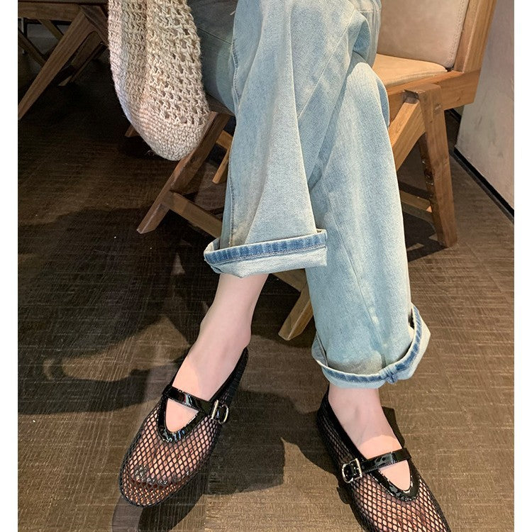 Damer Elegante Net Mary Jane Clogs Stilla