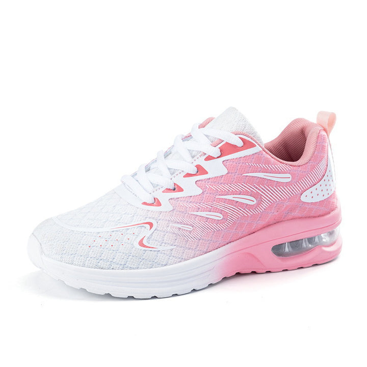 Dame nan præstationsorienteret fitness sneakers med synlig luftdæmpning og sømløst strikket overmateriale Skovae