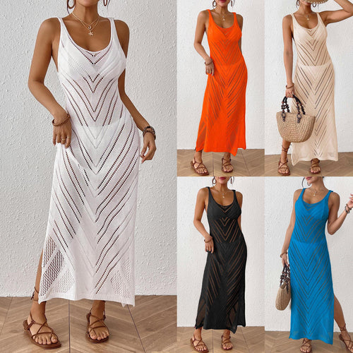Dame Let Strik Maxi Kjole Stilla