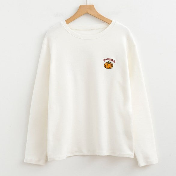 Femme Casual Grafik Langærmet Sweatshirt Stilla