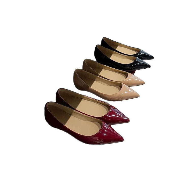 Dame elegante spidse Ballerinas Stilla