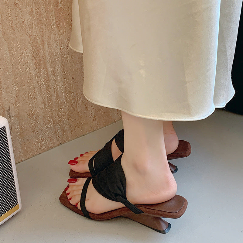 Dame stilfulde komfort-slide-sandaler Stilla