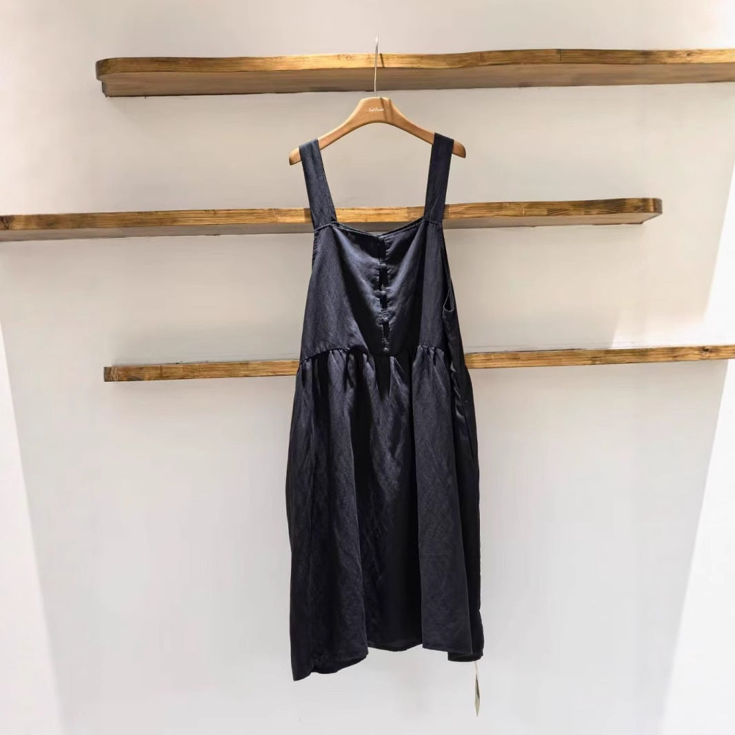 Femme Afslappet Fit Knap-Front Solkjole Stilla