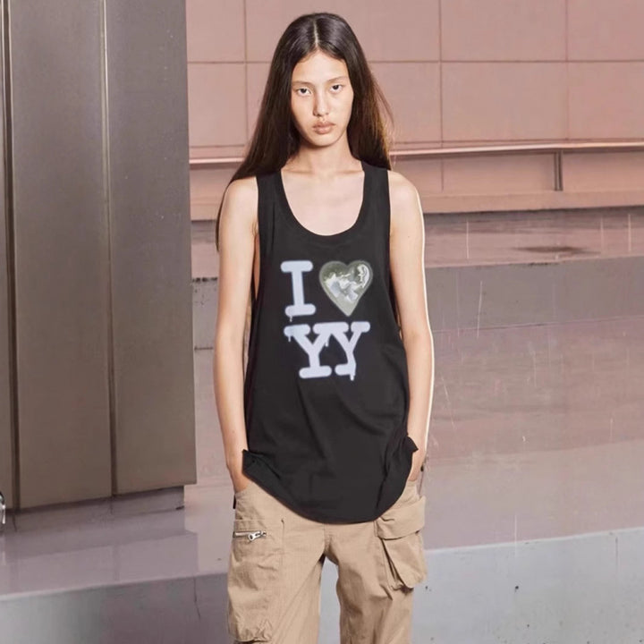 Kvinder Grafiktryk Tanktop Stilla