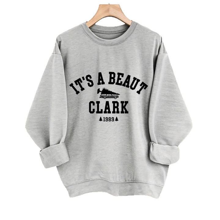 Kvinders sweatshirt med casual tekst og komfortabel pasform Stilla