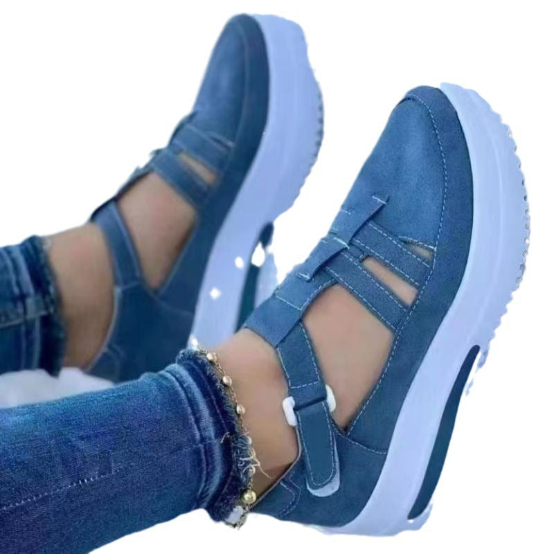 Dame fashionable Slip-On Sneakers med ergonomisk remsystem Stilla