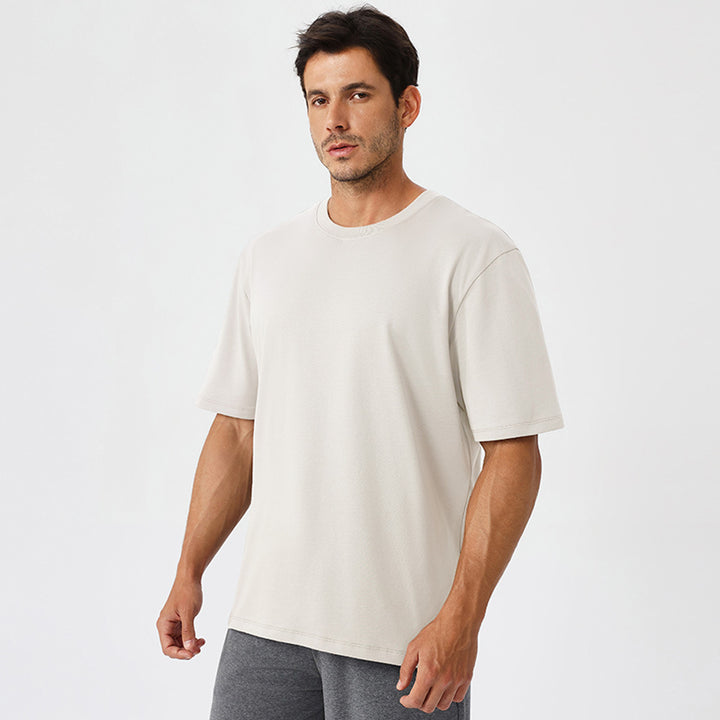 Herrer Åndbart funktionsshirt med Cool-Dry teknologi og frit snit Stilla