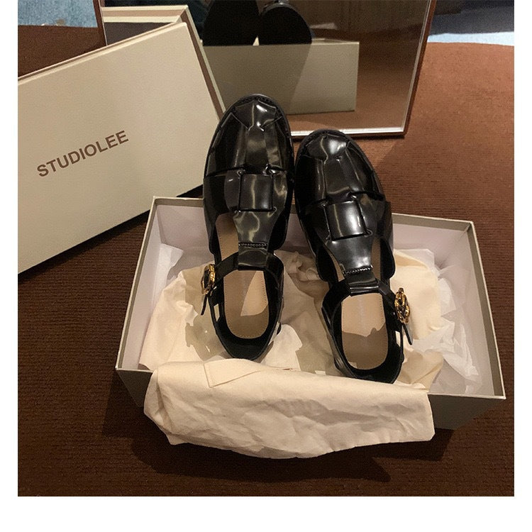 Dame elegante lukkede Slingback sandaler Stilla