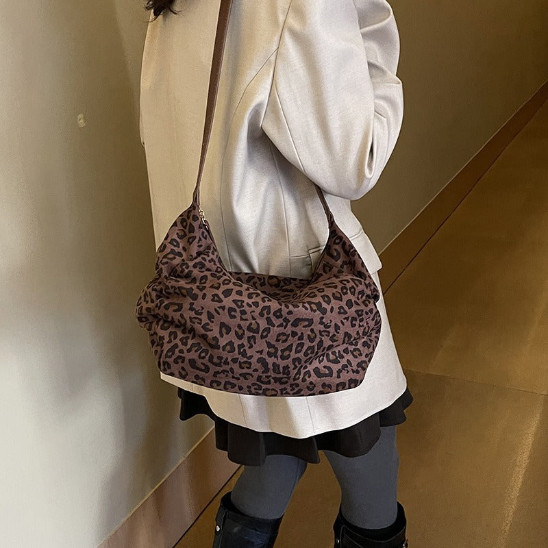 Femme Chic Leopardmønster Slapvogn Stilla