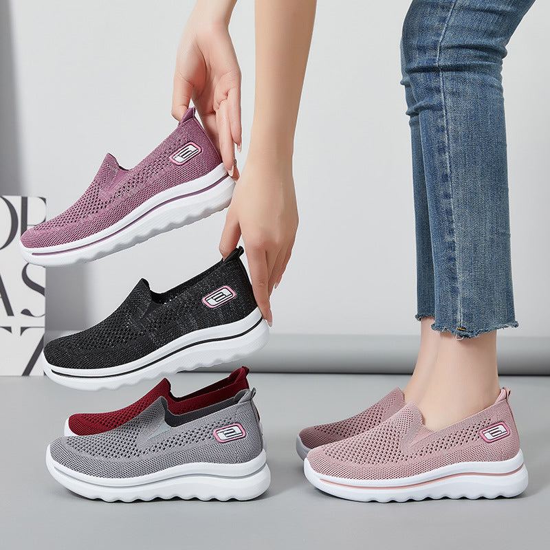 Dame åndbare Slip-On Sneakers Stilla