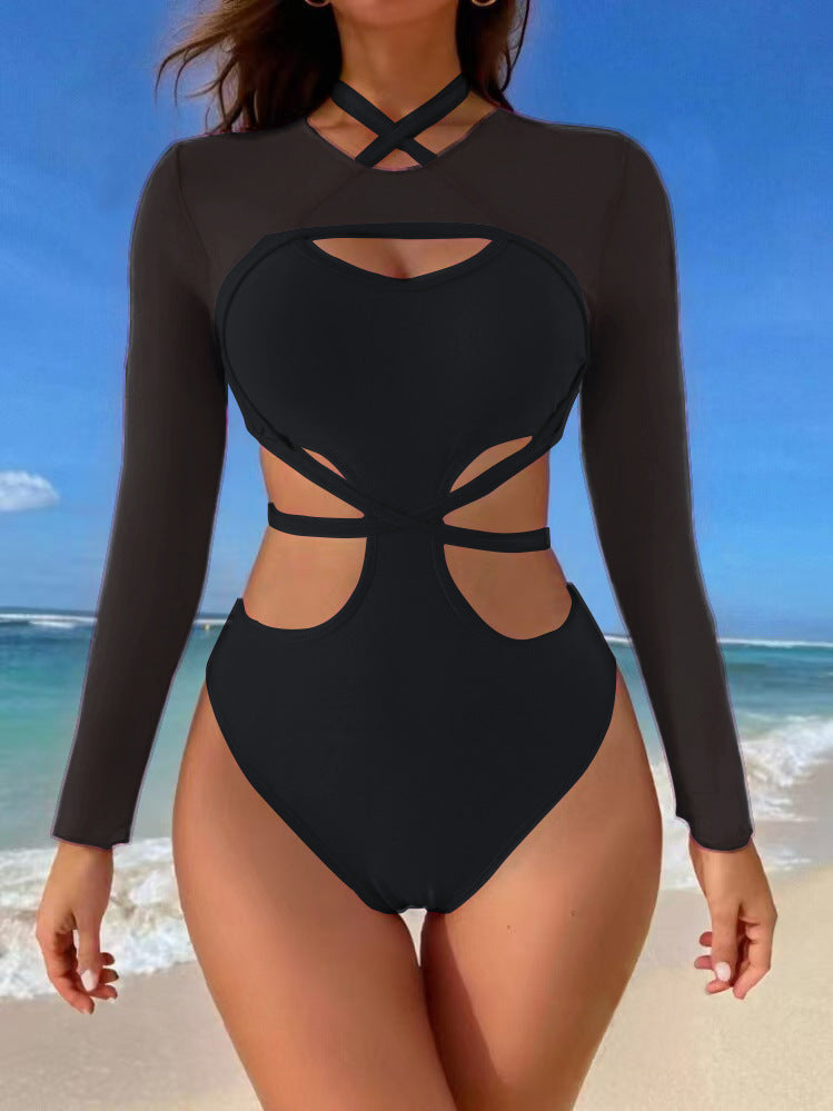 Femme Cut-Out Langærmet Badedragt Stilla