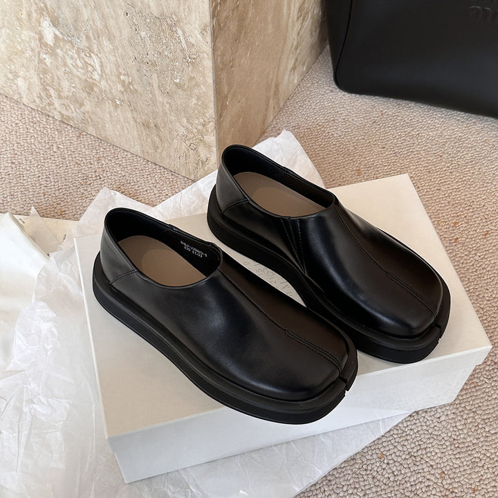 Femme Contemporary Slipper-Læder-Sneaker Stilla