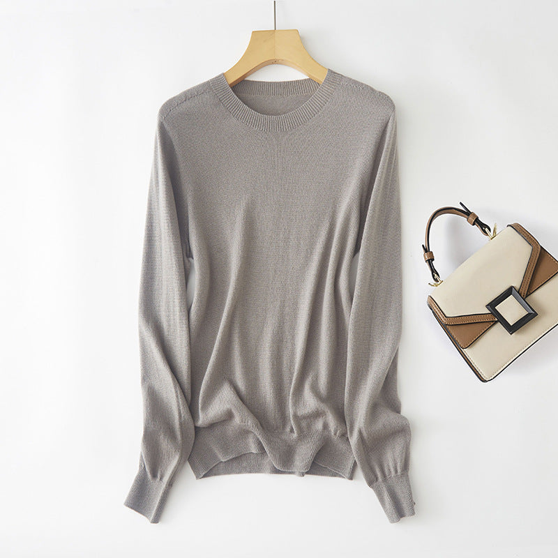 Femme Classic Relaxed Fit Strikpullover Stilla