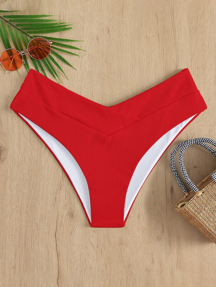 Dame Højskåret Bikini-Bukser Skovae