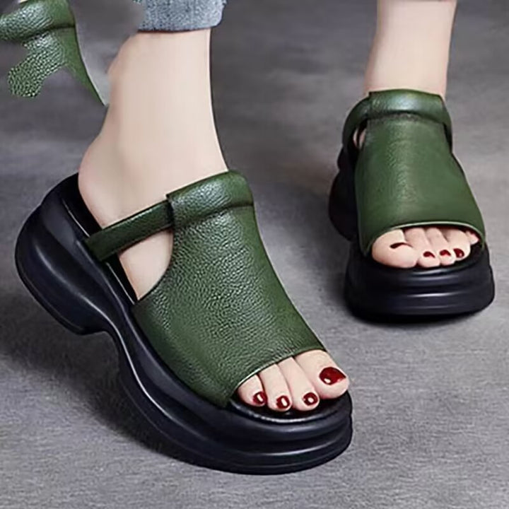 Dame komfort-sandaler med moderne remdesign og ergonomisk dæmpning Stilla