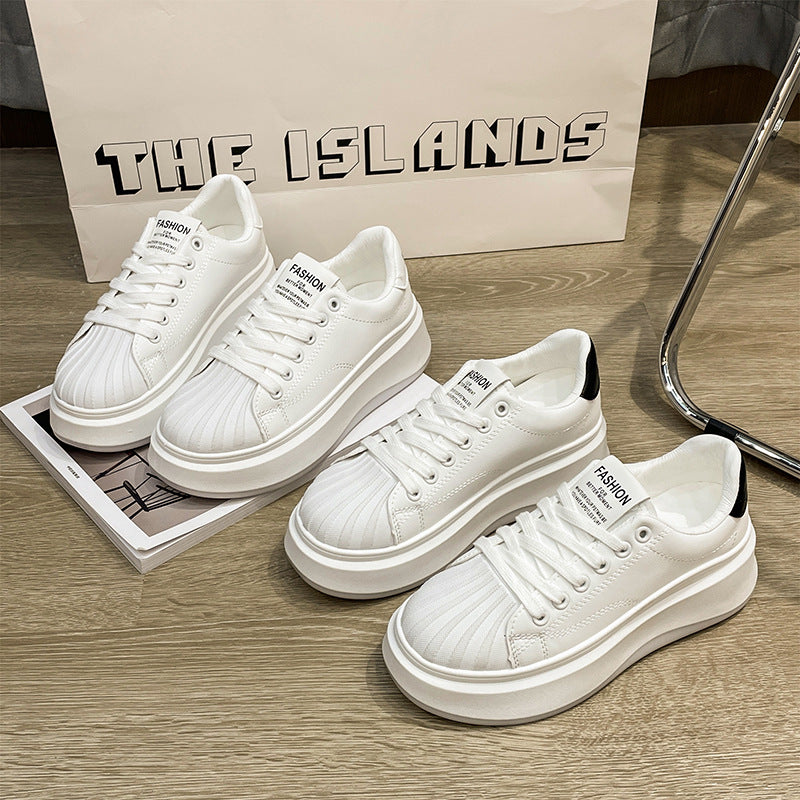 Dame Platform Sneakers med alsidigt design og åndbar overfladestruktur Stilla