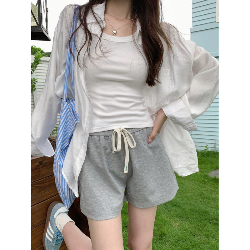 Dame Casual Snøre Shorts Stilla